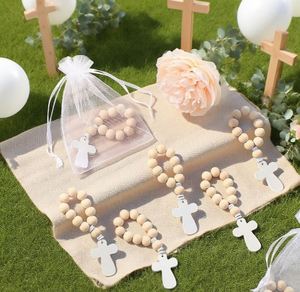 Wooden Rosary <b>Bags</b> Baptism First Communion Baby <b>Shower</b> Laser Art Style Pine Box Favors for Girls and Boys - Product Image 4