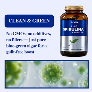 <span class=keywords><strong>100</strong></span>% чистая спирулина HACCP Халяль Кошер: Капсулы спирулины для энергии - Product Image 4