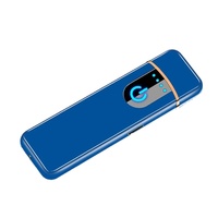 Briquet électronique rechargeable avec batterie intégrée et design en métal