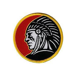 빈티지 인도 오토바이 헤드 패치 수 놓은 패치 큰 최고 자수 패치 - Product Image 2