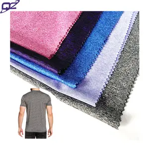 Herstellung Kationische Anti-Pille Reißfester Space Dye Sport trikot Bangladesh Polyester-Stricks toff für T-Shirts