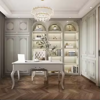 Panneau mural intérieur en bois plaqué, moderne, résistant à l'humidité, avec traitements de surface personnalisés, conçu pour les hôtels et les bureaux