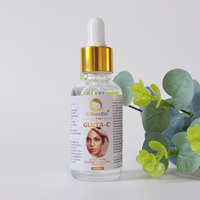 Sérum, Crème, Huile, Lotion Gluthathion Éclaircissante Rapide Haute Qualité 4 en 1, Kit Éclaircissant Gluthathion Marque Privée Unisexe