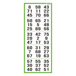 Juego de Bingo de Tarjetas Personalizadas al por Mayor con Impresión Digital de Datos Variables y Tarjetas de Papel Desprendibles - Product Image 4