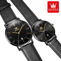 Olevs marque 5869 montres pour hommes montre à Quartz étanche montre-bracelet avec date calendrier dame horloge Couple montre