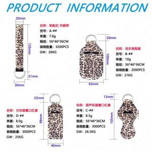 Wholesale Neoprene Wristlet Strap Key Holder Chapstick Holder <b>Customized</b> Wristlet Lanyard <b>Keychain</b> - Product Image 2