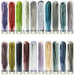 Lacets Réfléchissants Ronds de Haute Qualité en Gros, Emballage Tube de 4mm, pour Chaussures <span class=keywords><strong>Yeezy</strong></span> 120cm - Product Image 2