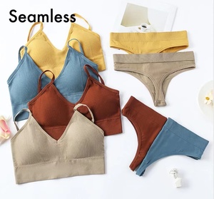 <span class=keywords><strong>Ensemble</strong></span> de lingerie pour femmes-Soutien-gorge et culotte sans armatures sans coutures et respirants pour le <span class=keywords><strong>sport</strong></span> et le yoga - Product Image 6