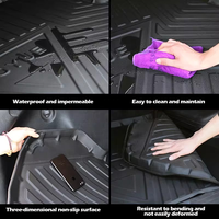 Tapis de coffre de voiture TPE antidérapant et imperméable pour une protection toutes saisons et un nettoyage facile, accessoires automobiles K5