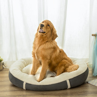 ZMaker vente en gros, canapé de luxe personnalisé, calmant, lavable, pour chien, lit de chat en peluche