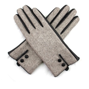Gants <span class=keywords><strong>en</strong></span> <span class=keywords><strong>cuir</strong></span> rouge véritable pour femme, robe sexy, trou de mode, toucher <span class=keywords><strong>fin</strong></span> - Product Image 1