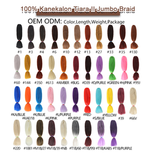 Negozio ufficiale della fabbrica di Julianna 100% Kanekalon Al Por Mayor africano kicky soffice all'ingrosso Jumbo intrecciatura dei <span class=keywords><strong>capelli</strong></span> - Product Image 3