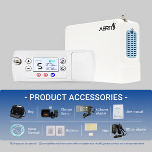 Equipo Portátil de Suministro de Oxígeno para el Cuidado de Personas Mayores AERTI, con Bolsa, para Uso en Exteriores - Product Image 3