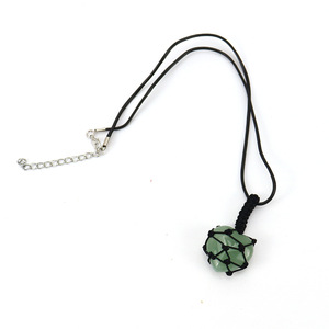 Collar con colgante de cristal de amatista natural en forma de corazón, tejido a mano, en oferta en vivo en TikTok, N703 - Product Image 5