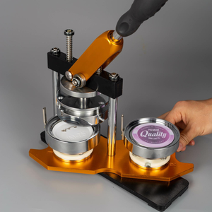 Hướng dẫn sử dụng kim loại huy hiệu nút pin keychain máy làm gương ngực Tên Tấm huy hiệu Maker <span class=keywords><strong>Snap</strong></span> Nút bấm máy với 58 Mét - Product Image 6