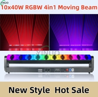 Yinuo 2026 Nouvelle Lampe de Scène à Tête Mobile LED RGBW 4-en-1 10*40W avec Contrôle DMX512 pour Discothèque, DJ, Spectacles en Direct, KTV