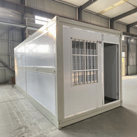 Maison mobile préfabriquée pliable insonorisée standard Xinheng Maison de conteneur pliante isolée à pliage facile