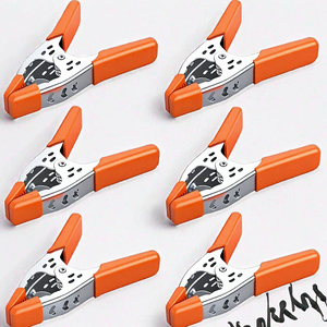 Pinces à ressort robustes de 6 pouces en acier allié, barrettes métalliques avec ouverture de mâchoire de 2,5 pouces, 1000 PSI pour le travail du bois - Product Image 2