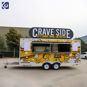 Remorque alimentaire mobile CAMPTRL, cuisine mobile, chariot à pizza, chariot à café, camion de restauration, remorques de concession à vendre - Product Image 2