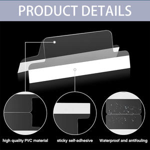 Dossier de fichiers en plastique transparent onglets collants onglets d'index auto-adhésifs insérables avec inserts imprimables en papier pour ordinateurs portables - Product Image 3