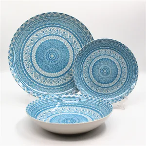 Modern ceramic dinnerware set classic dinner porcelain set kitchen tableware wholesale