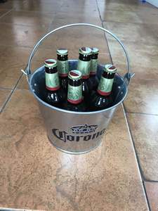 Hs thép ice bucket sáu chai bia chủ với logo khuyến mãi cho cắm trại dã ngoại thể thao hộp mát giữ mục làm mát hộp ngực - Product Image 2