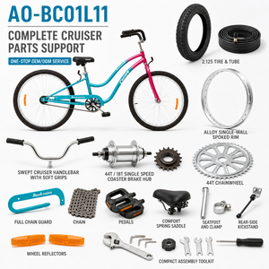 <b>Cheap</b> Single Speed Low Beach Cruiser Bike / Wholesale Cruiser City Bike - Product Image 3