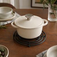 Socle en métal pour casseroles, protection de table résistante à la chaleur, support carré pour casseroles chaudes, tapis de table de cuisine, OEM ODM