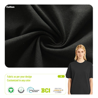 Kain Sweatshirt Katun Organik 100% Satu Sisi Model ECO-KCF18109-Anti-Pill Ringan 135gsm Bayi Anak-Anak