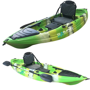 Barco de pesca de plástico para una sola persona de alta calidad Catamarán Canoa Kayak de pesca <span class=keywords><strong>mar</strong></span> Fabricante profesional - Product Image 1