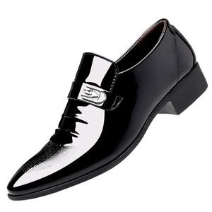 Chaussures habillées classiques en cuir pour hommes, idéales pour le bureau et les mariages, vente en gros directe usine de Chine, en stock - Product Image 1