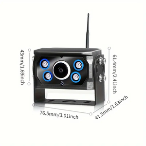 4CHWireless Backup <b>Camera</b> 7 Inch Monitor Digital Wireless, 720P DVR System Car Reversing Wireless YB-N-Wireless-4 Wireless Backu - Product Image 5