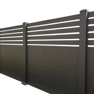 TOMA-Panneau de clôture à lamelles horizontales en aluminium revêtu, de conception moderne, écran de confidentialité pour portail et piscine, utilisation manuelle automatique - Product Image 4