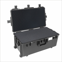 Valise trolley en plastique rigide, étanche IP67, grande capacité, pour le stockage d'équipements, protection extérieure avec roues pré-découpées, vente en gros en Chine