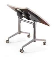 Bureau pliable mobile haut de gamme et durable, bureaux pour salles de formation, table de conférence modulaire détachable, blanc