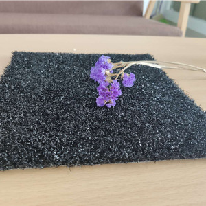 Pure Black Artificial Lawn Gym Runway Ceramics Deco <span class=keywords><strong>Fake</strong></span> Turf para Festival Enclosure Wall Decoration - Product Image 3