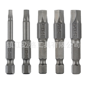 Pentagonal <b>Screwdriver</b> <b>Bit</b> <b>Set</b> 50mm Metric Chrome Vanadium Steel Industrial Grade Matt Finish - Product Image 2