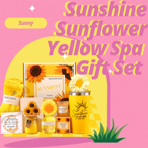 Cesto Regalo Spa Girasole <span class=keywords><strong>per</strong></span> <span class=keywords><strong>San</strong></span> <span class=keywords><strong>Valentino</strong></span> 2026, Perfetto <span class=keywords><strong>per</strong></span> la Festa della Mamma e Compleanni, Kit di Cura Personale Giallo Sole <span class=keywords><strong>per</strong></span> <span class=keywords><strong>Lei</strong></span> - Product Image 1