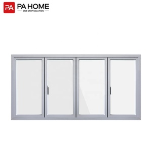 Fenêtres coulissantes en aluminium à double vitrage intelligentes, modèles de fenêtres en <span class=keywords><strong>baie</strong></span> modernes en verre de grande taille, <span class=keywords><strong>isolation</strong></span> thermique et acoustique - Product Image 5