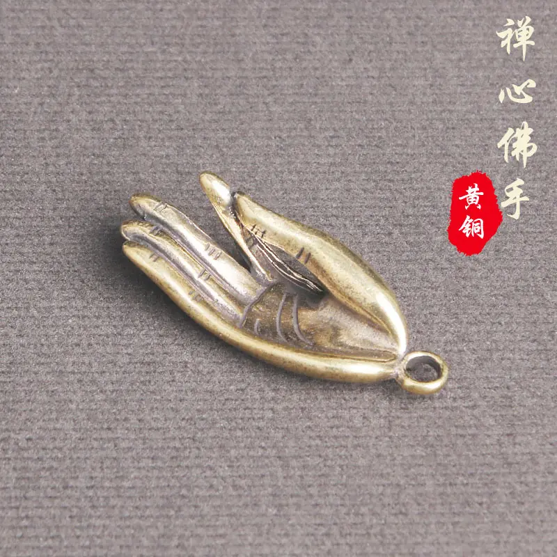 Pingente de chaveiro de Buda Zen Nafu personalidade pingente de bronze antigo para tiendas fornece pequeno cobre atacado