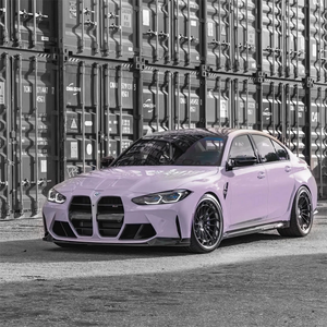 Film de protection de peinture (PPF) en TPU gris violet brillant, auto-réparant, anti-jaunissement, anti-rayures, résistant au sable, facilement amovible pour carrosserie automobile - Product Image 3