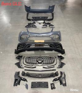 Kit Carrozzeria X253 per Aggiornamento e Modifica Estetica per Mercedes-Benz GLC, Upgrade a GLC63 con <span class=keywords><strong>Paraurti</strong></span> Anteriore e Posteriore in Stile <span class=keywords><strong>AMG</strong></span> 2016-2019 - Product Image 2