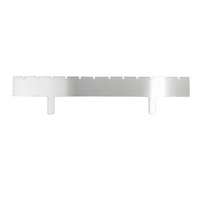 Boîtier d'engrenages rotatif en acier inoxydable pour barbecue au charbon de bois avec 12 brochettes de 5 mm, portable et antiadhésif pour grillades en extérieur