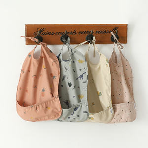 ผ้ากันเปื้อนกันน้ำแบบมีกระเป๋าสำหรับเด็ก,ผ้าขนหนูน้ำลายสำหรับเด็กแรกเกิดเด็กแรกเกิด0-2ปี - Product Image 1