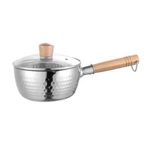 Poêle à neige japonaise antiadhésive en acier inoxydable 304 casserole à lait famille nourriture pour bébé pour une petite casserole cuisson <span class=keywords><strong>pot</strong></span> de nouilles instantanées - Product Image 4