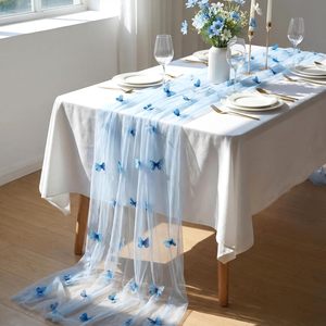 <span class=keywords><strong>Chemin</strong></span> <span class=keywords><strong>de</strong></span> <span class=keywords><strong>table</strong></span> papillon brodé <span class=keywords><strong>de</strong></span> 9,8 pieds, décorations <span class=keywords><strong>de</strong></span> <span class=keywords><strong>table</strong></span> saisonnières en tulle pour la décoration intérieure, fête prénuptiale, mariage - Product Image 6
