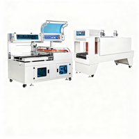 Machine de thermosoudage de film entièrement automatique contrôlée par PLC avec scellage latéral et découpe en L pour l'emballage de boissons et de textiles