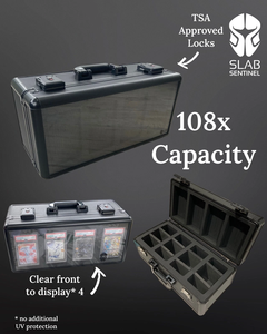 Scatola porta <span class=keywords><strong>carte</strong></span> graduate a 3 file per custodie PSA con finestra di visualizzazione - Product Image 6