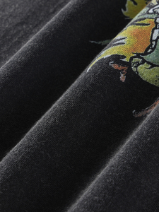 Người Đàn Ông Của Quần Áo Quá Khổ T-Shirt Nhà Sản Xuất Thời Trang Phố Hip Hop Đồ Họa Rửa Axit Biểu Tượng Tùy Chỉnh Cổ Điển T Áo Sơ Mi - Product Image 5