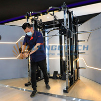Machine de gymnastique commerciale, nouveau Design, Cage de puissance 4 en 1, multifonction, Machine 3d Smith, vente en gros